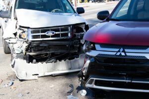 Albuquerque, NM - Eubank Blvd & Copper Ave Site of Car Crash with Injuries