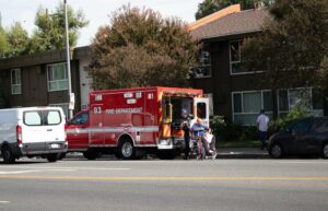 Albuquerque, NM - Chama St & Bell Ave Scene of Crash with Injuries