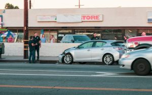 Albuquerque, NM - Candelaria Rd & Wyoming Blvd Scene of Crash with Injuries