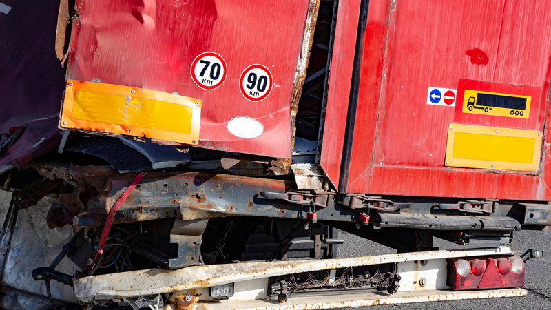 Prewitt, NM – Injury Crash Involving Two Semis on I-40 EB