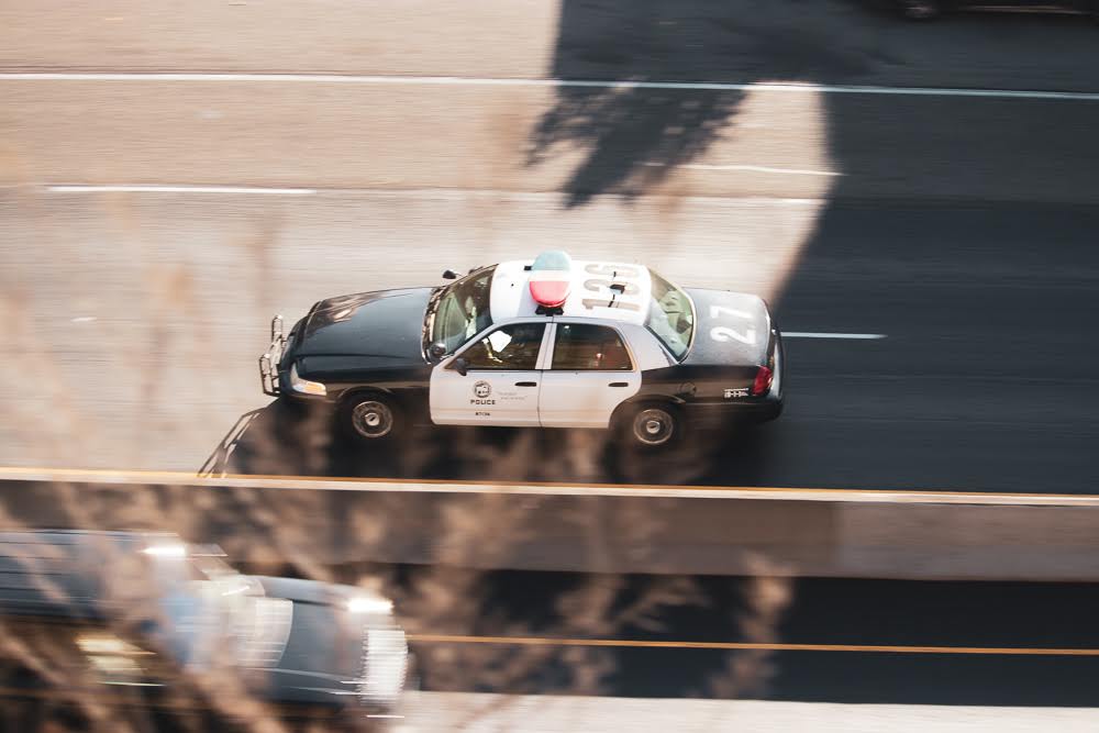 Albuquerque, NM – Patrol Unit Overturned After Collision at 21st St & Main St